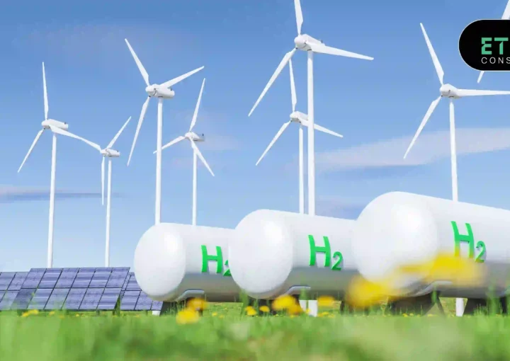 Green hydrogen clean energy plant with sustainable future technology