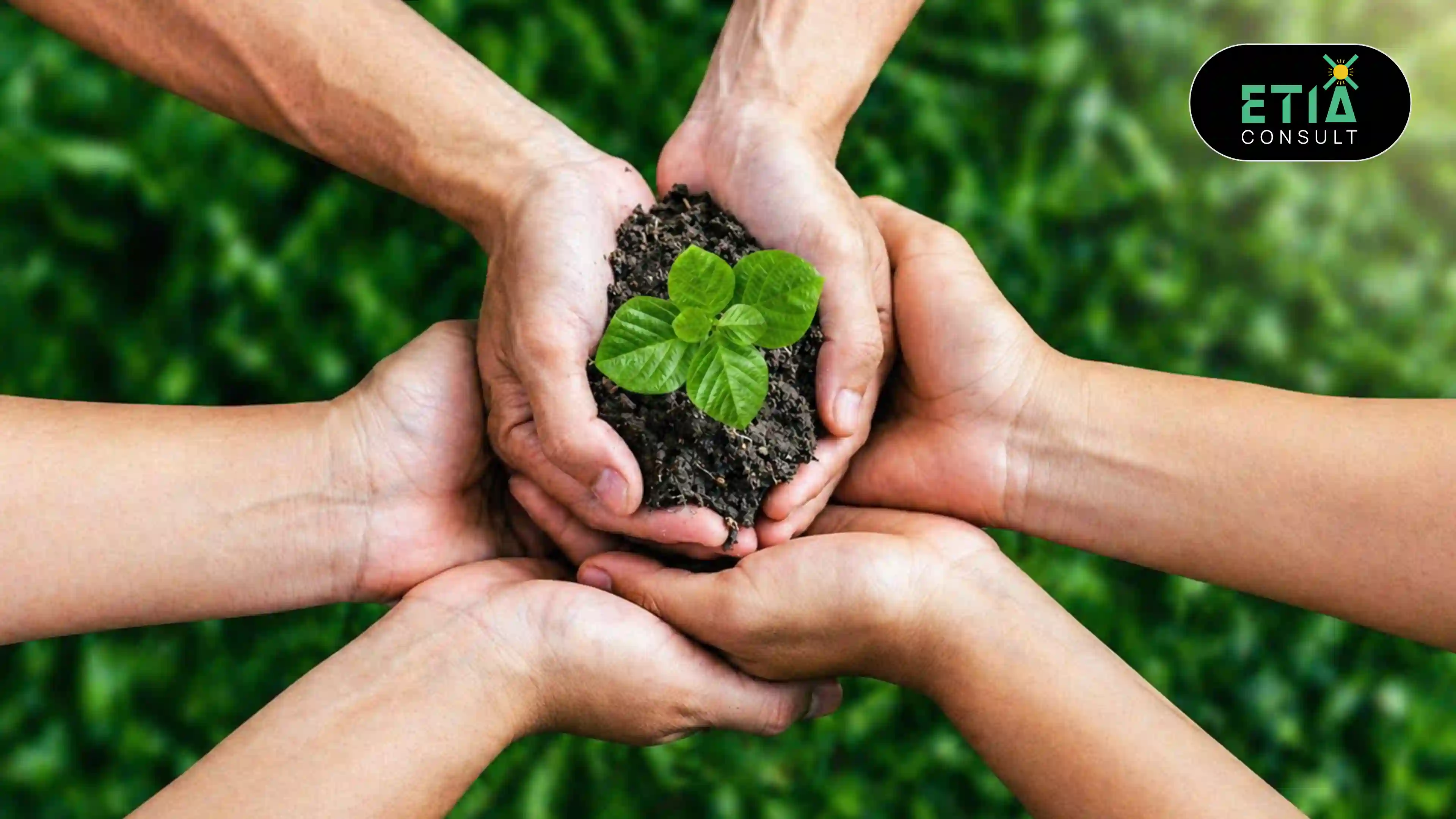 Corporate Social Responsibility concept showing business ethics and sustainability