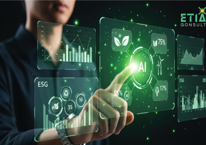 AI in energy trading dashboard analyzing real-time market data and risk management