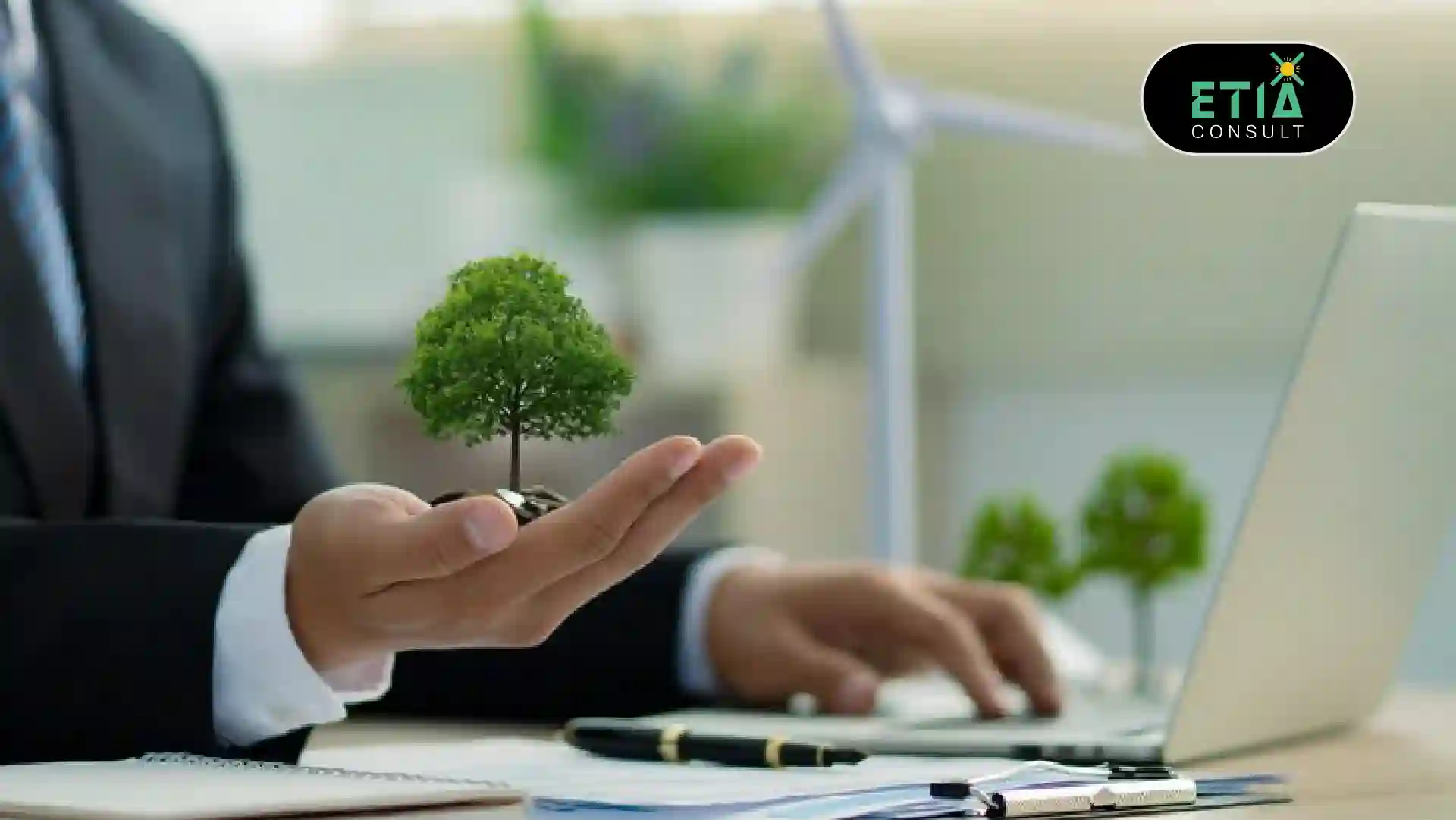 ETIAconsult sustainability report showing brand reputation, employee engagement, and business resilience benefits linked to corporate sustainability strategy