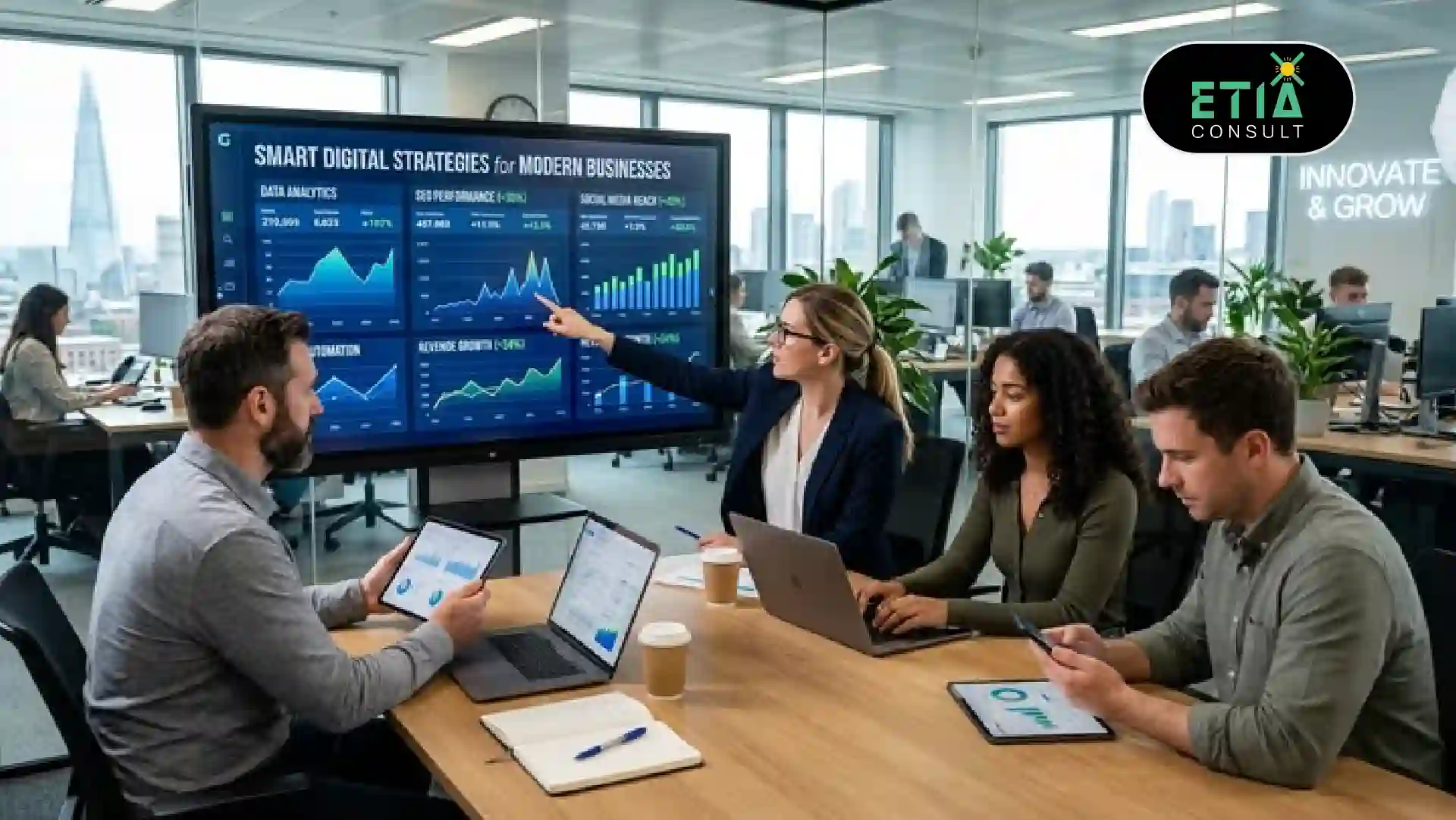 ETIAconsult sustainability consultants developing a customized ESG and sustainable growth strategy for a Netherlands based organization