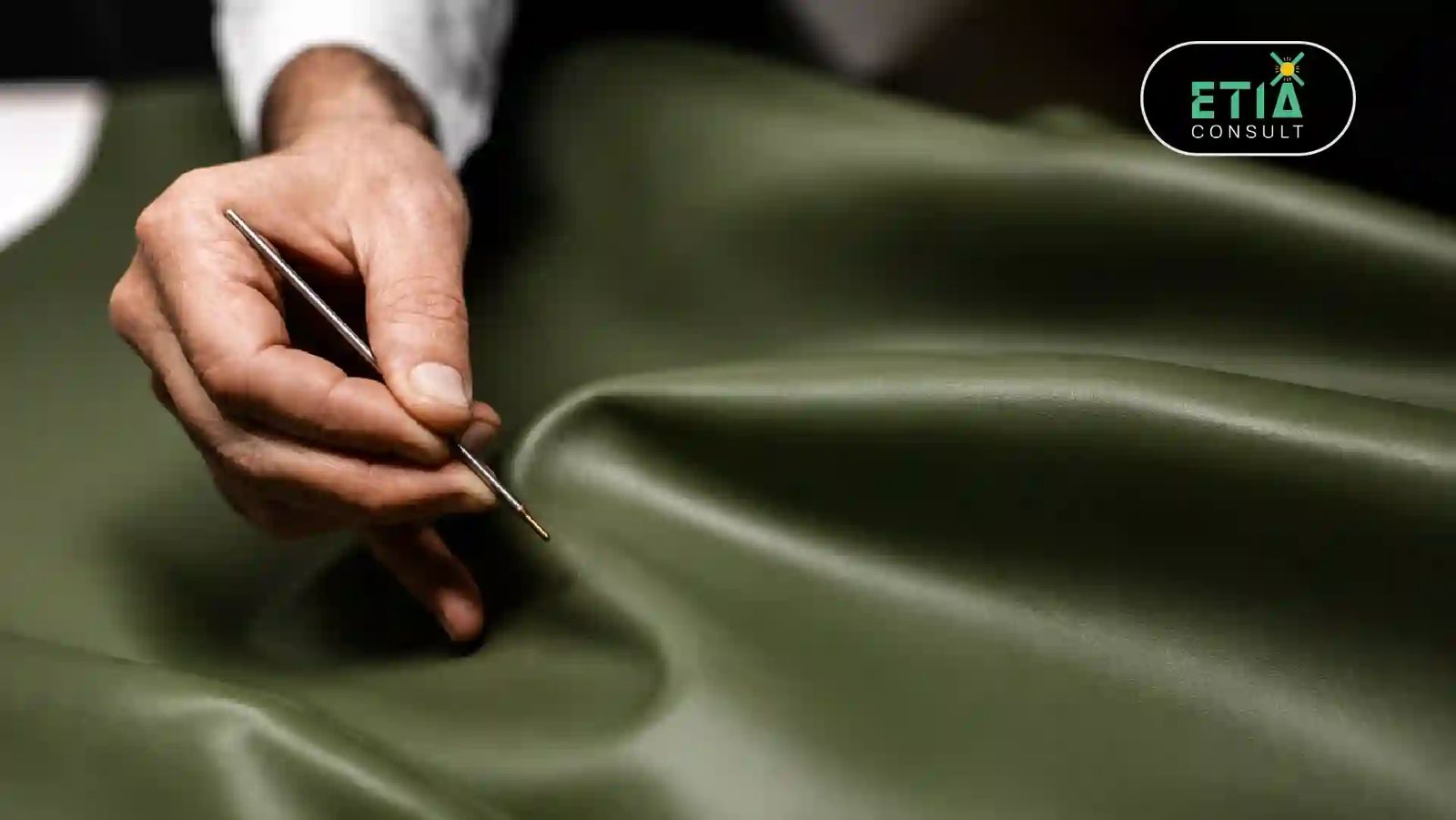 Premium leather supply chain sustainability data mapping ETIAconsult Netherlands consultants tracing Scope 3 emissions across tannery operations, hide sourcing, and raw material processing for luxury and premium goods brands