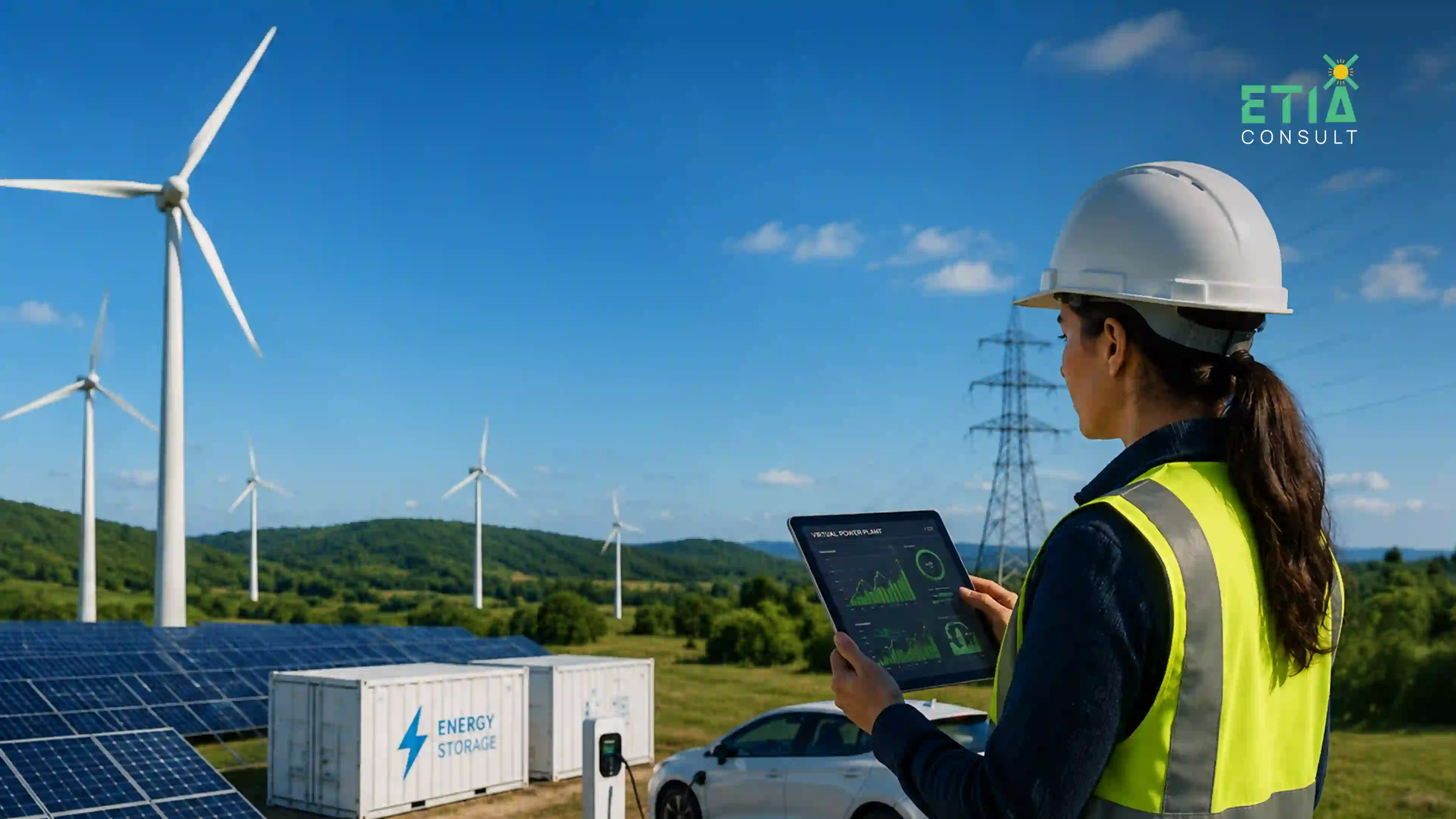 Virtual power plants dashboard aggregating Connected energy systems across a smart grid network