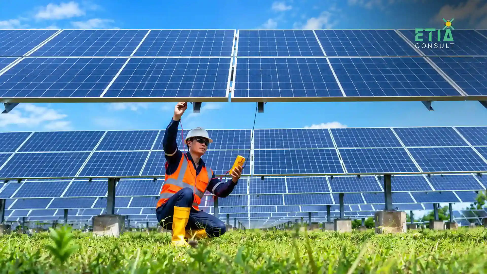 Connected energy assets and IoT renewable energy monitoring — ETIAconsult Netherlands energy technology specialist reviewing a connected energy assets monitoring platform showing IoT sensor networks across solar installations, wind turbines, and battery storage systems with real-time performance data, predictive maintenance alerts, and asset intelligence dashboards for a distributed European renewable energy portfolio