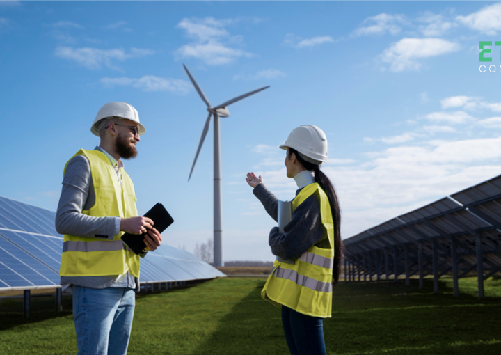 Smart grid technology connecting smart meters, solar panels, batteries and electric vehicles in a connected energy system